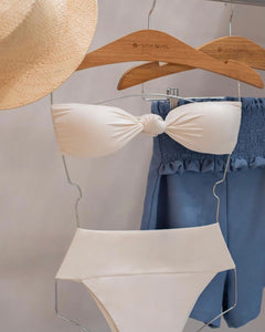 Biquíni TQC Nó Frontal - Off-White