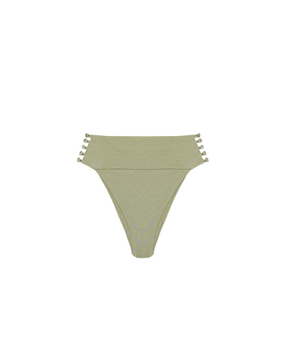 Biquíni Tanga Asa Delta Botões - Verde