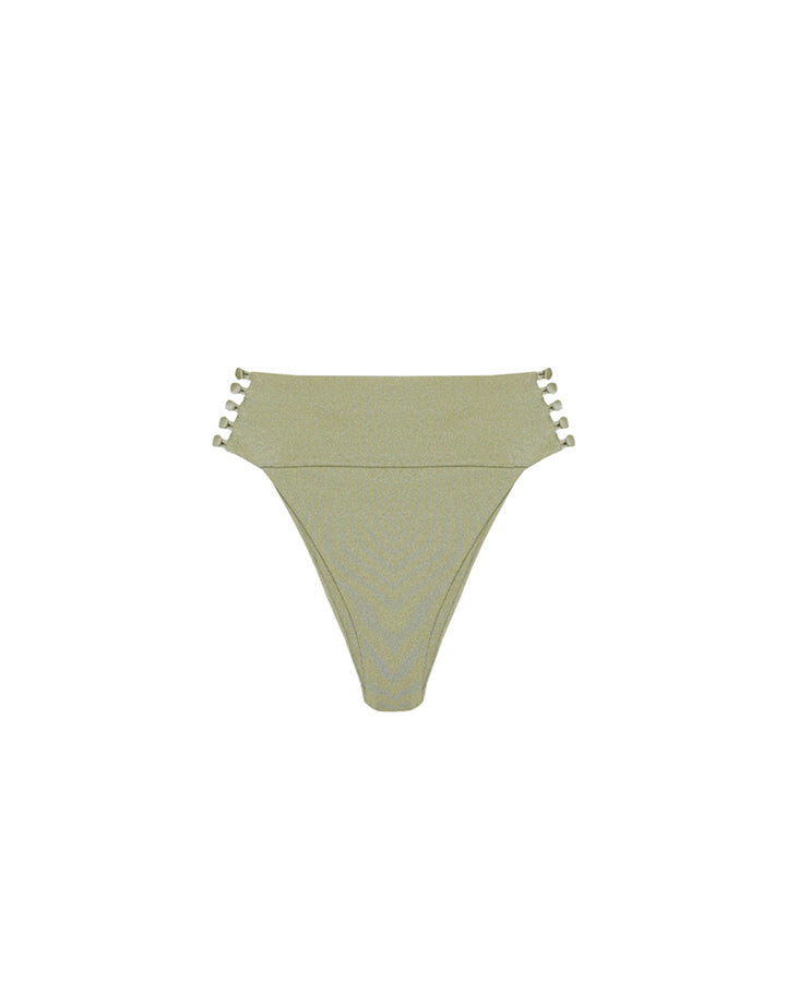 Biquíni Tanga Asa Delta Botões - Verde
