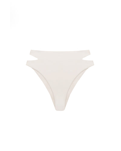 Biquíni Tanga Asa Delta Fenda - Off-White