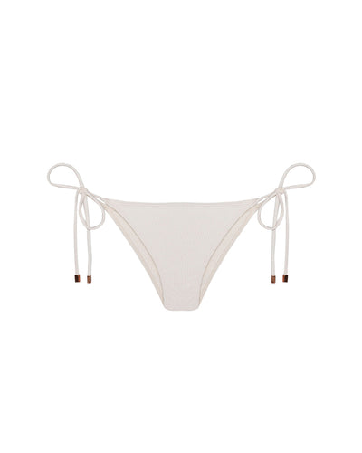 Biquíni Tanga Triângulo - Off-White Textura