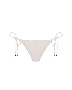 Biquíni Tanga Triângulo - Off-White Textura